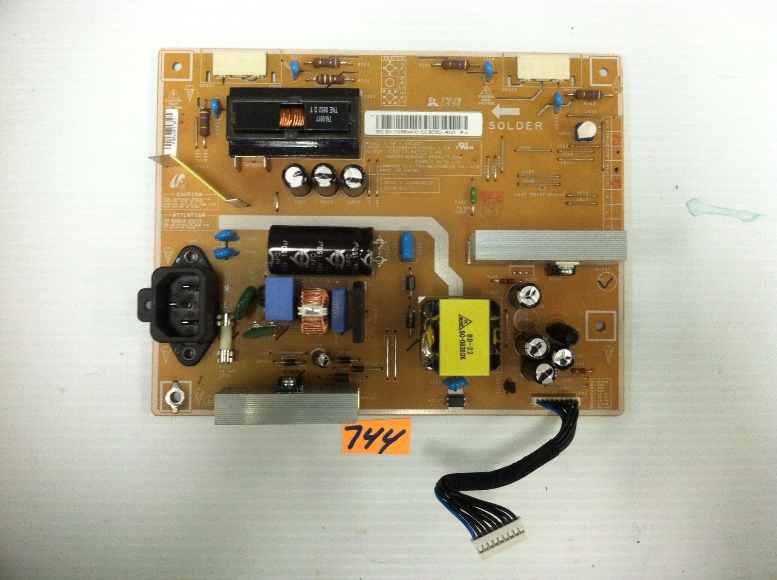 Samsung LN22A450C1D Power Supply IP-54130T tested